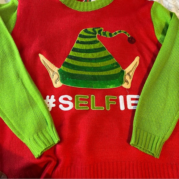 Elf Ugly Christmas sweater Womens size small - Picture 1 of 3